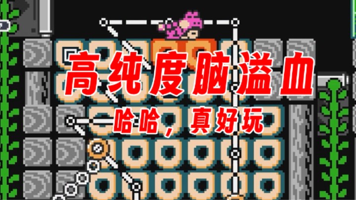 【白胖】这脑溢血地图的纯度，有好几层楼那么高《马里奥制造2》折磨图