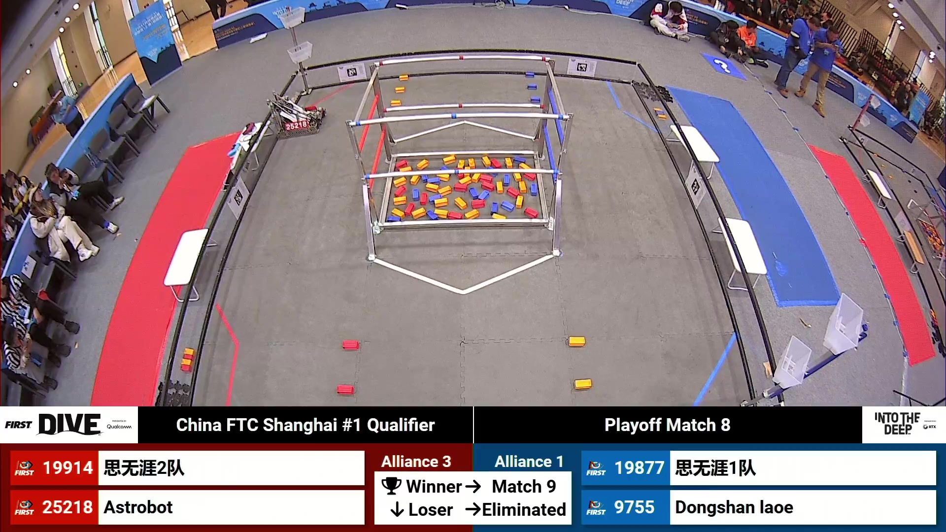 【2025-01-05 10点场】FTC中国赛事直播频道：FIRST科技挑战赛比赛直播