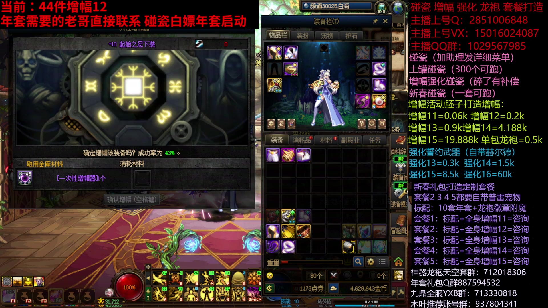【2025-02-09 20点场】DNF木叶剑心：助理:新春礼包增幅碰瓷 木叶正常晚上播
