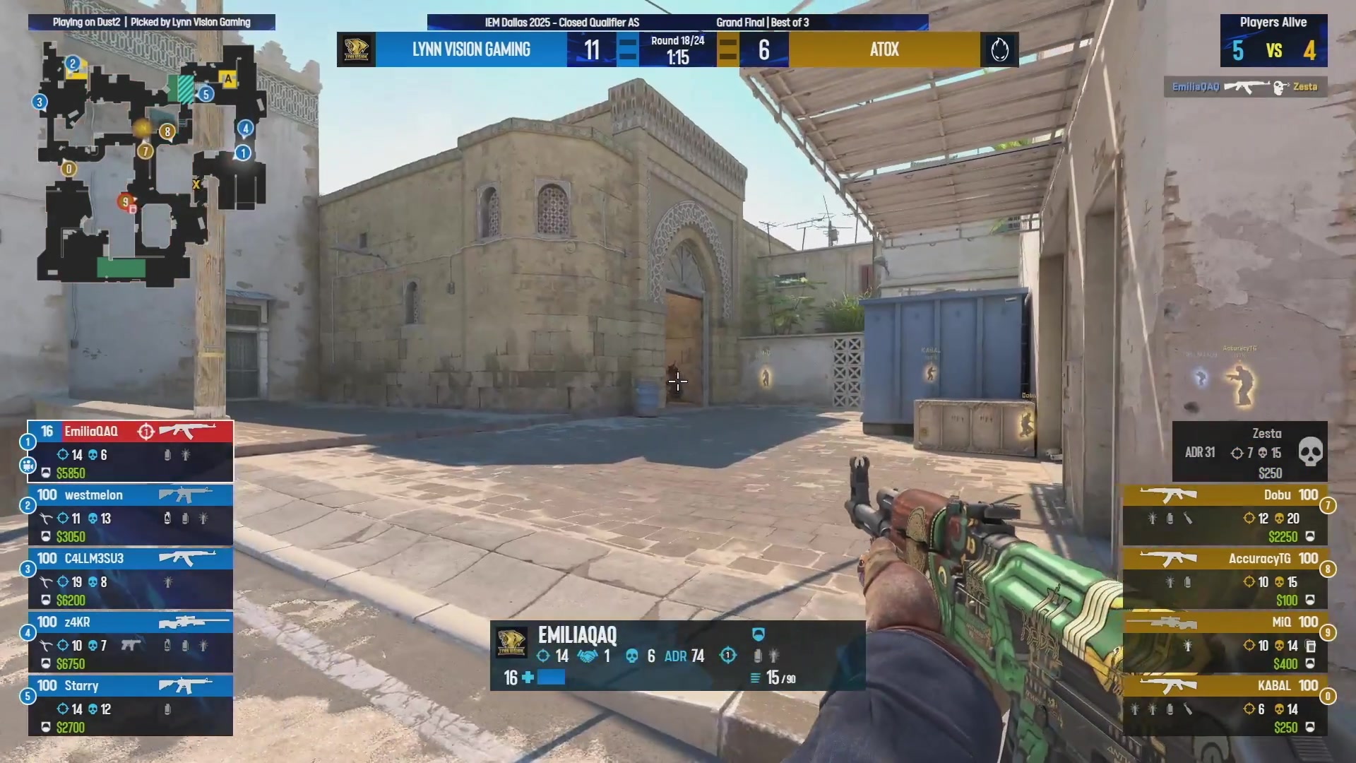 【2025-02-12 21点场】CSGO解说伟伟：LVG VS ATOX BO3