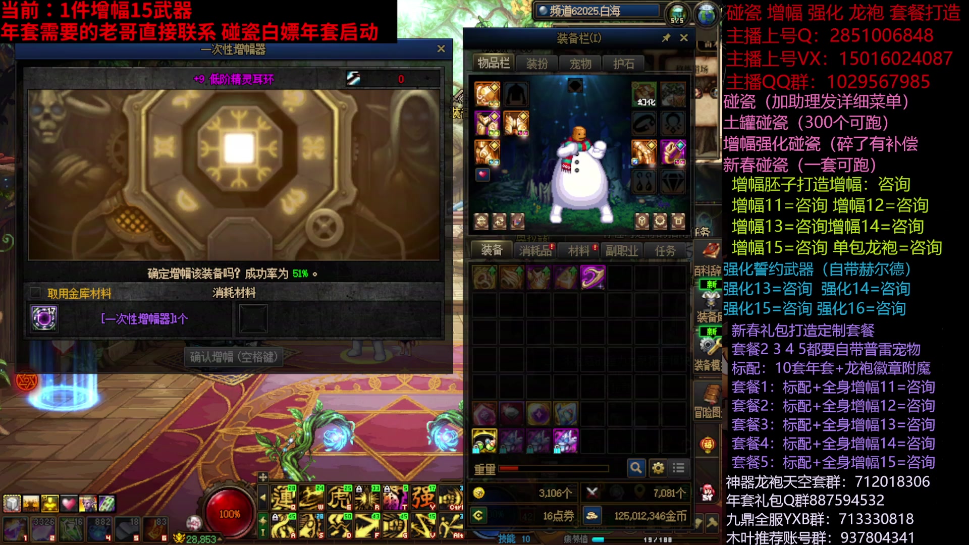 【2025-02-14 20点场】DNF木叶剑心：助理:新春增幅碰瓷 木叶晚上播