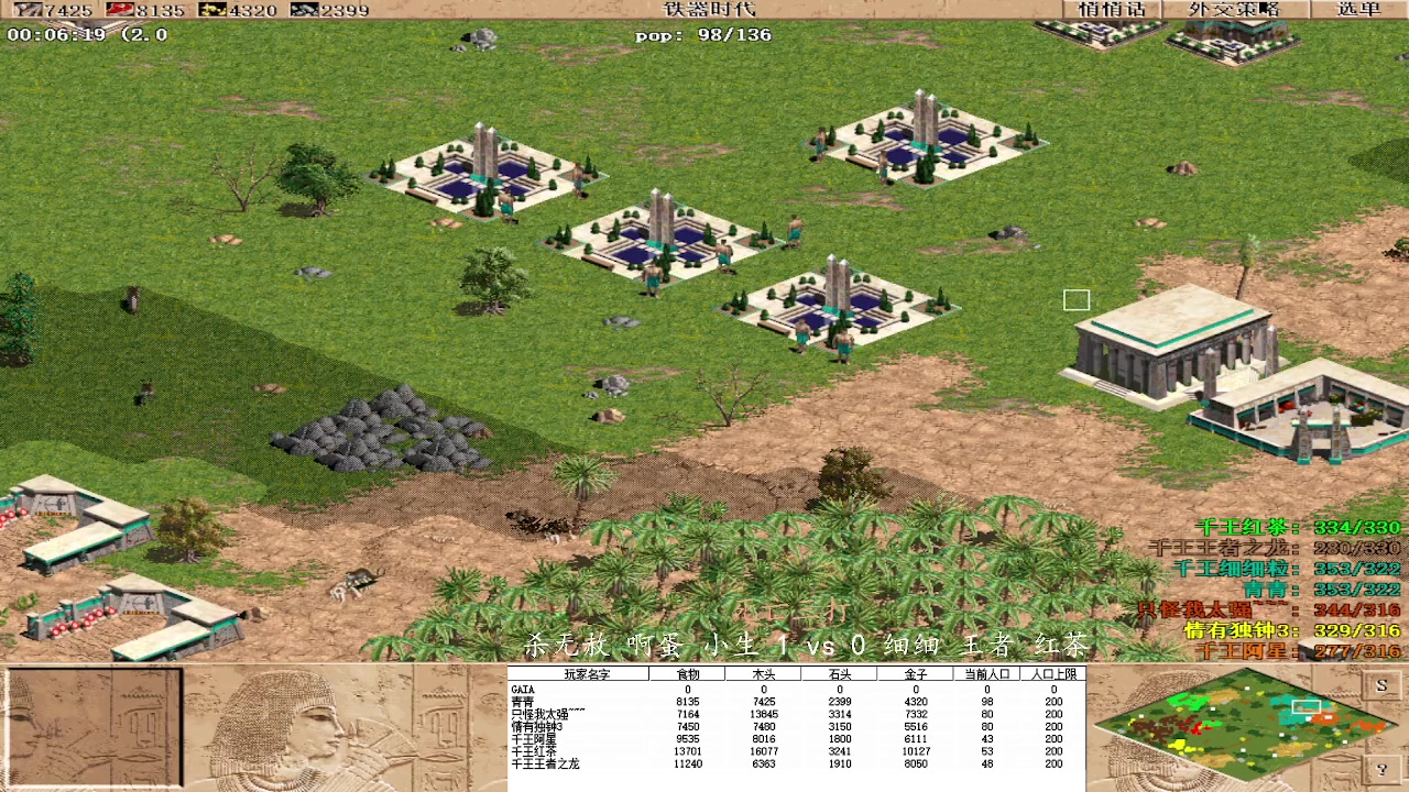 杀无赦 啊蛋 小生 3vs  细细 王者 红茶
