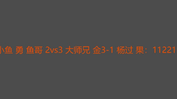 双方实力相当