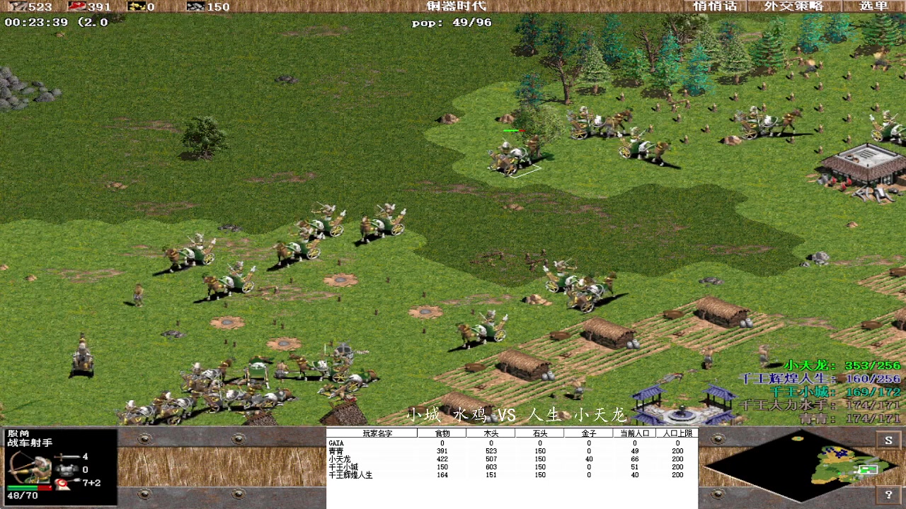 小城 水鸡 0VS3 人生 小天龙