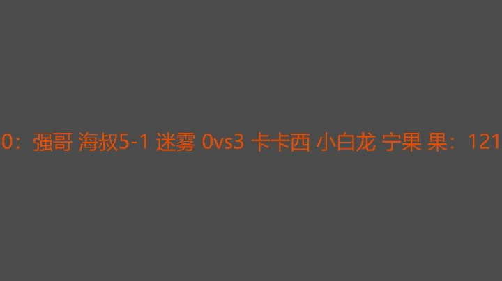 卡卡西强的一批