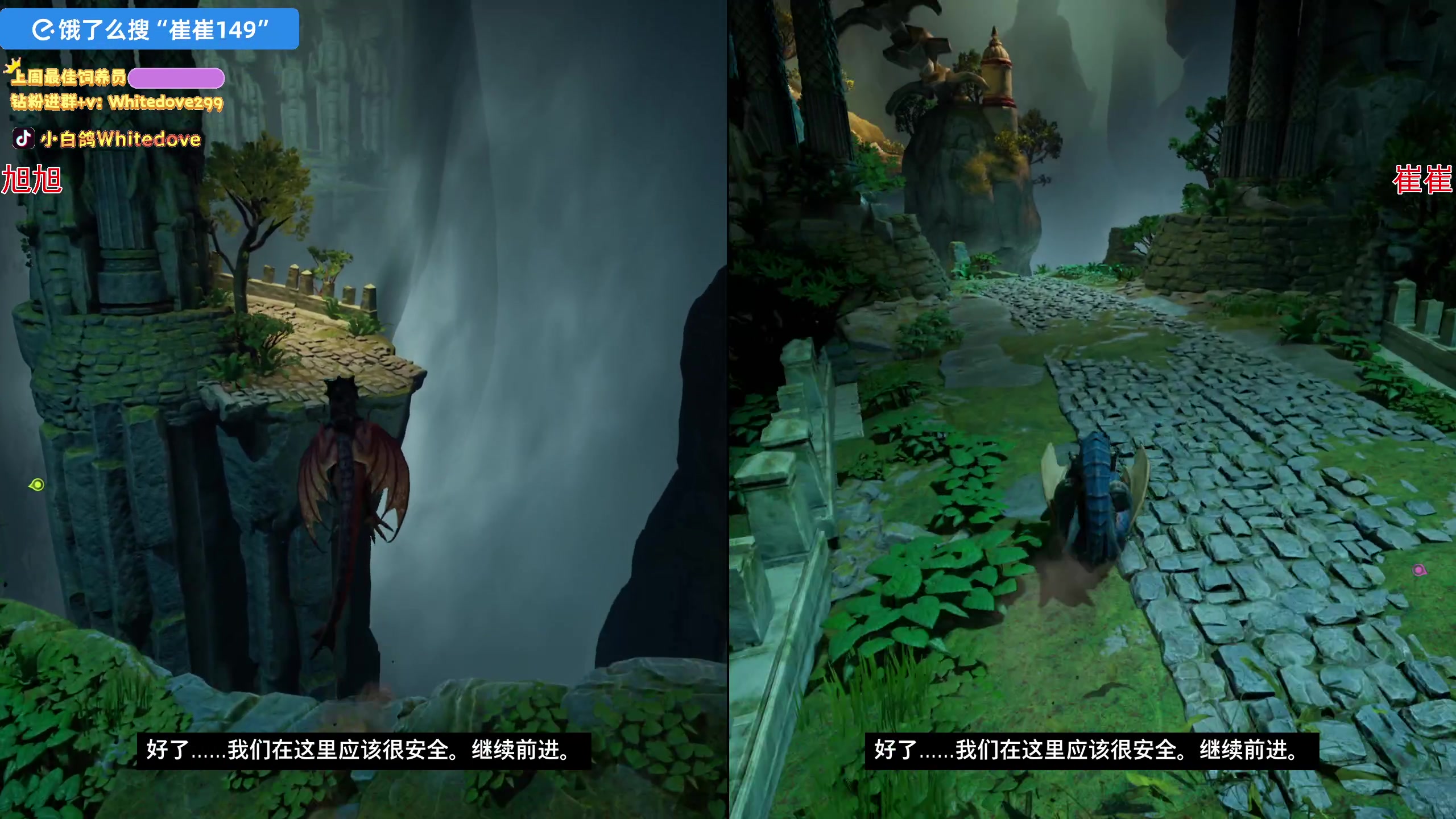 【2025-03-08 02点场】小白鸽WhiteDove：下午好！和小鸭子玩双影