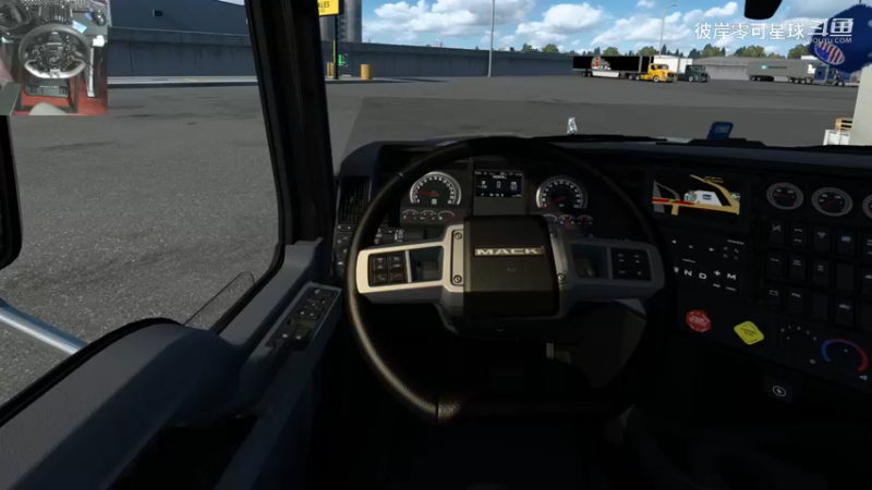 美国卡车模拟 272 VR 真实经济模组 搞了一辆挂车皮肤我喜欢