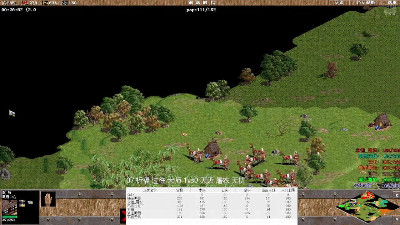 07.祈福 过往 大师 1vs3 天天 屠农 无忧