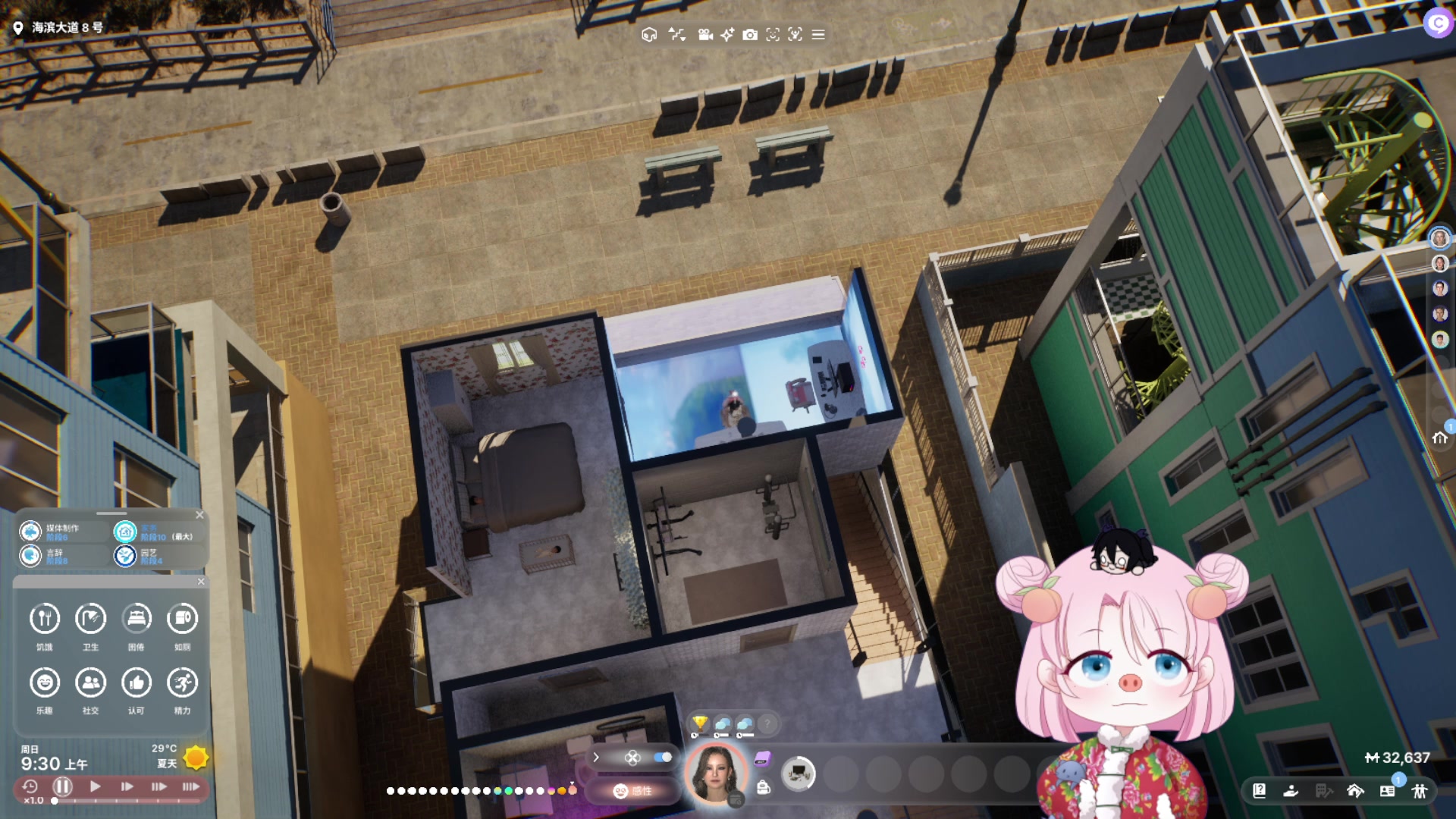【2025-04-03 18点场】吃桃芝的猫：【小奶团】inZOI 送卡皮巴拉套装