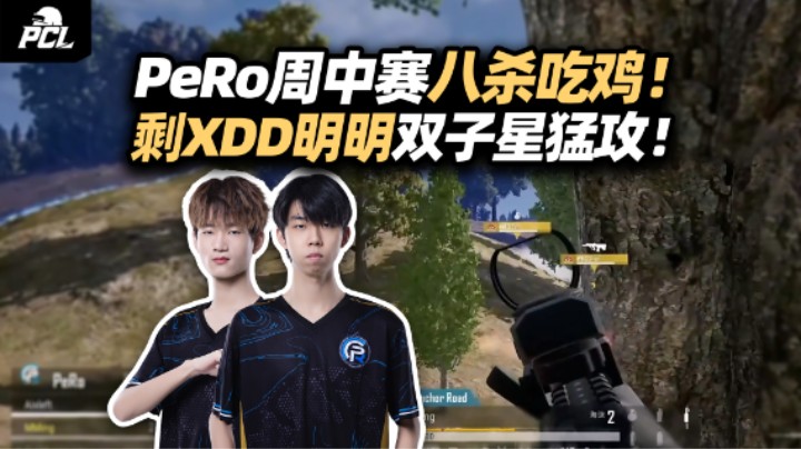 PeRo周中赛八杀吃鸡！坏消息 决赛圈只剩两个 好消息 剩的是XDD明明！