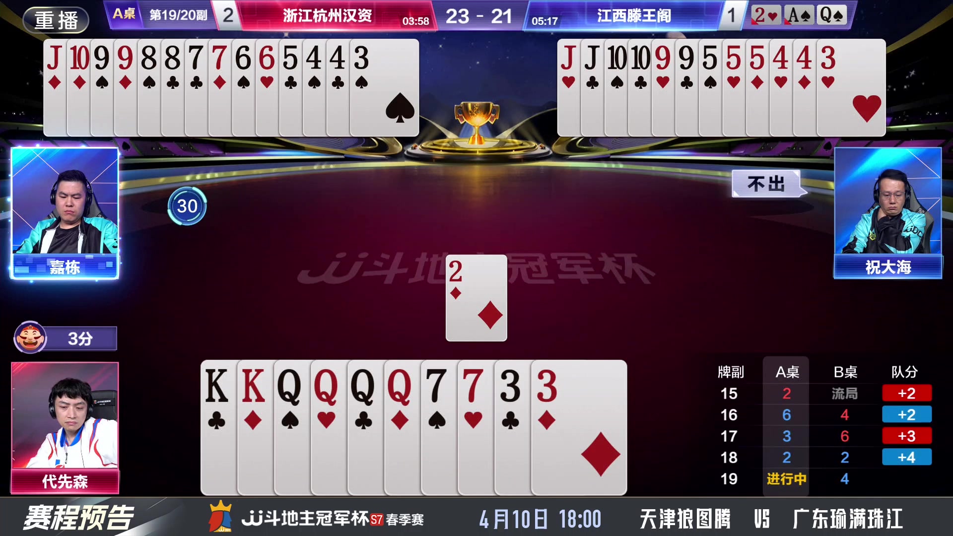 【2025-04-10 06点场】JJ斗地主官方：春季赛火热进行中