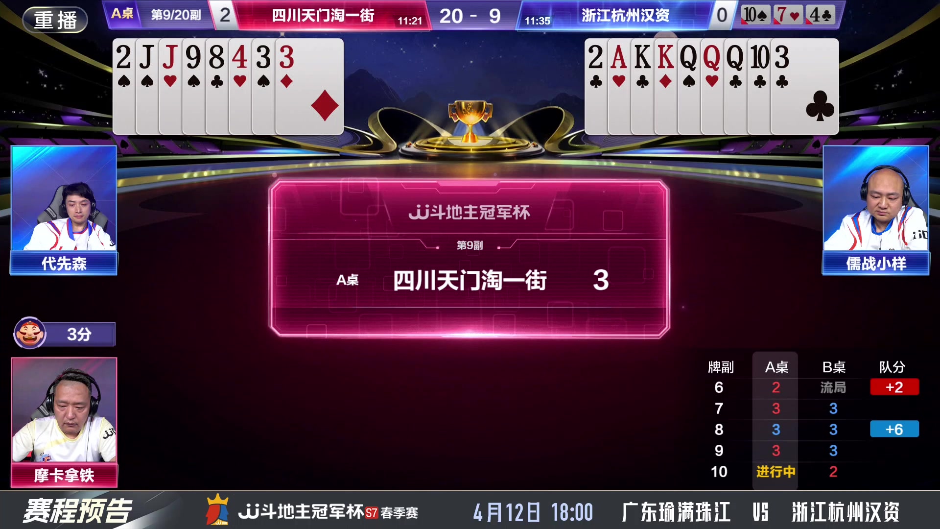 【2025-04-12 06点场】JJ斗地主官方：春季赛火热进行中
