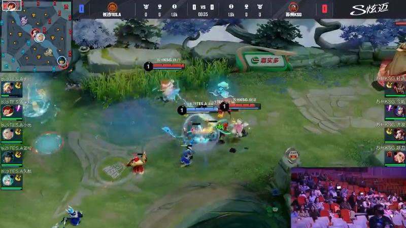 苏州KSG VS 长沙TES.A第1局-2025KPL春季赛常规赛