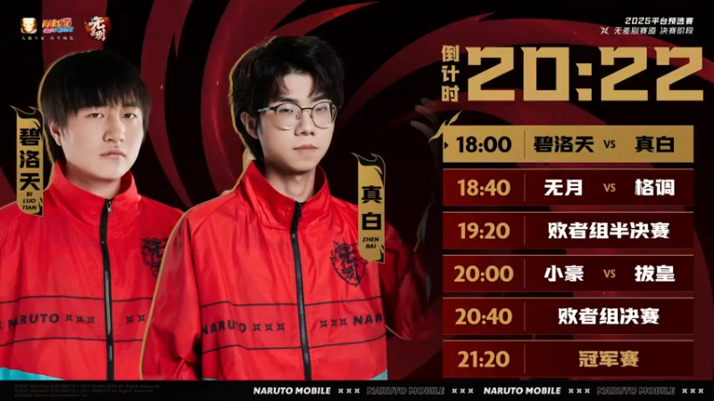 【2025-04-13 17点场】火影木叶演播厅：直播丨春季赛平台预选赛 无差别DAY4