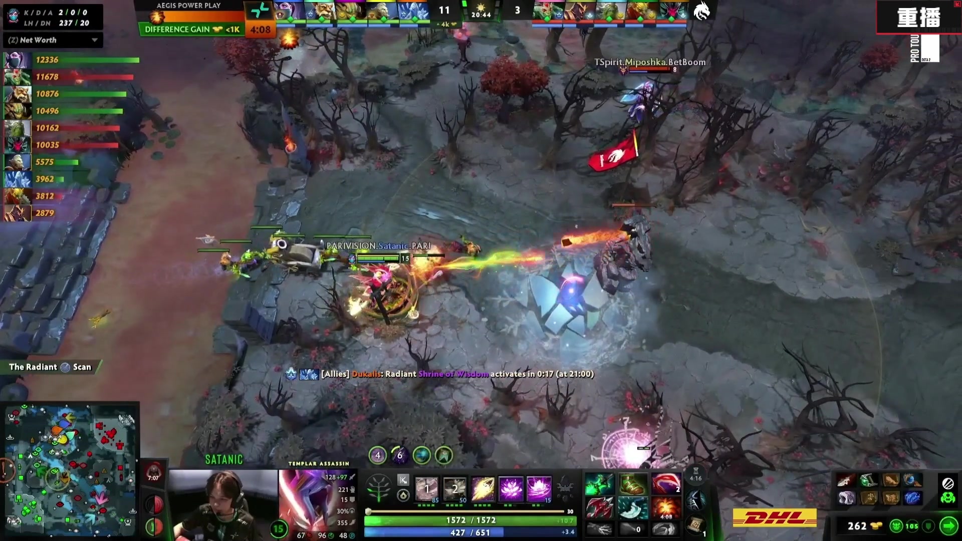 【2025-04-18 21点场】DOTA2赛事直播：ESLOne 罗利主舞台【重播】
