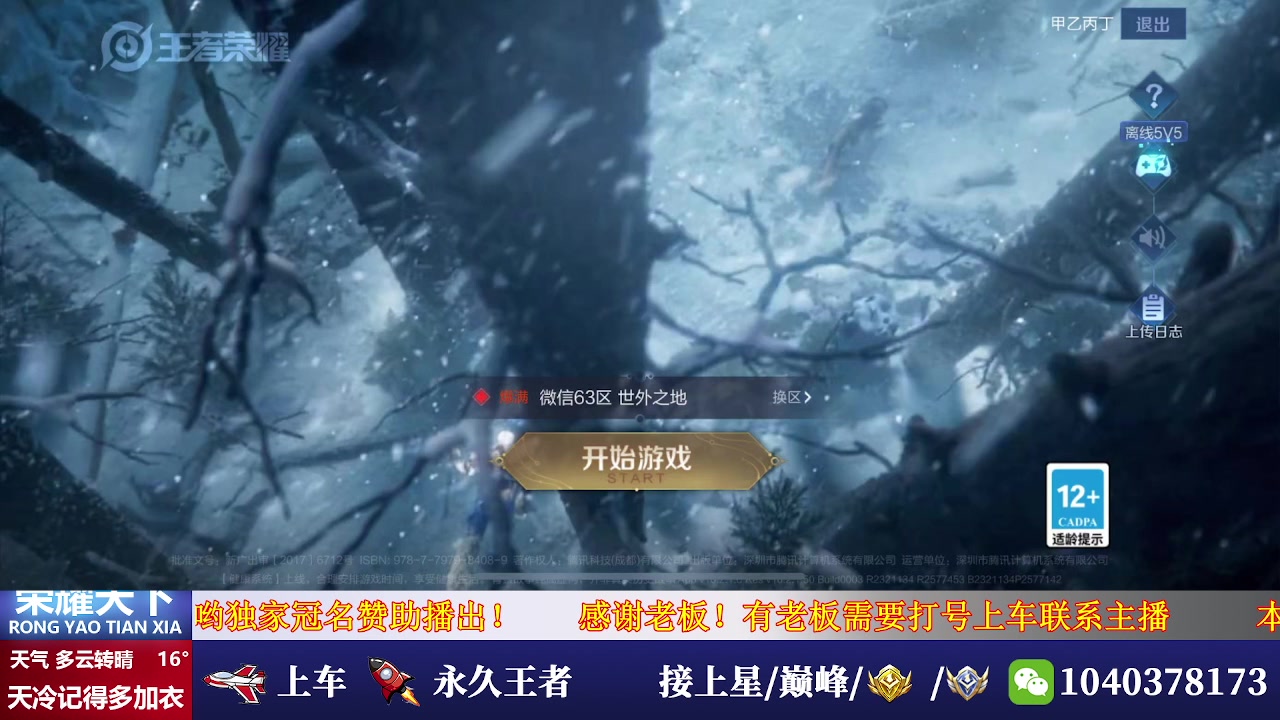 【2025-04-20 15点场】天涯吖丶：国服打野在线带粉摘星