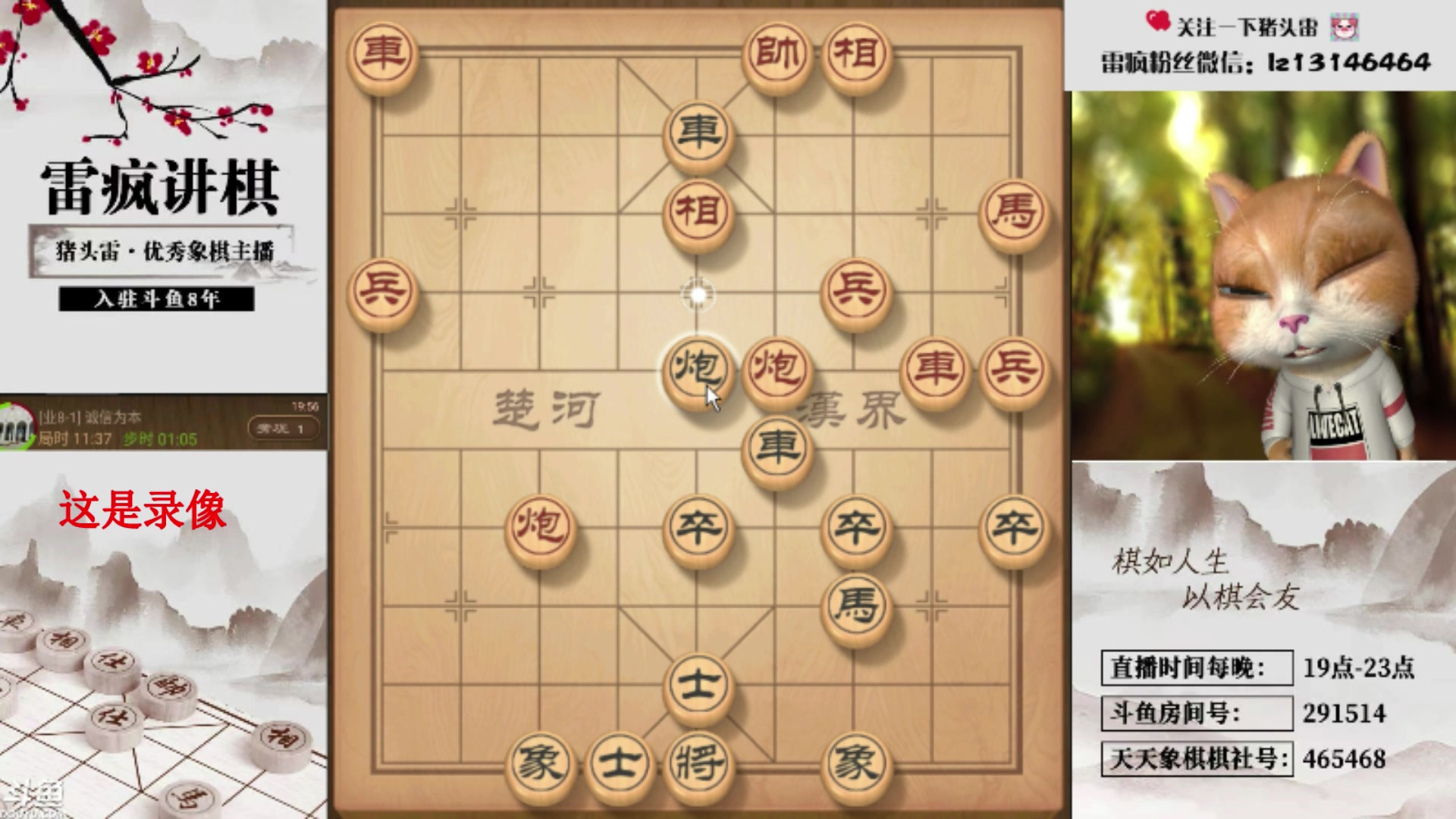 【2025-04-20 03点场】雷疯小叔：霸道雷疯：体验一个象棋疯子给你带来的快乐
