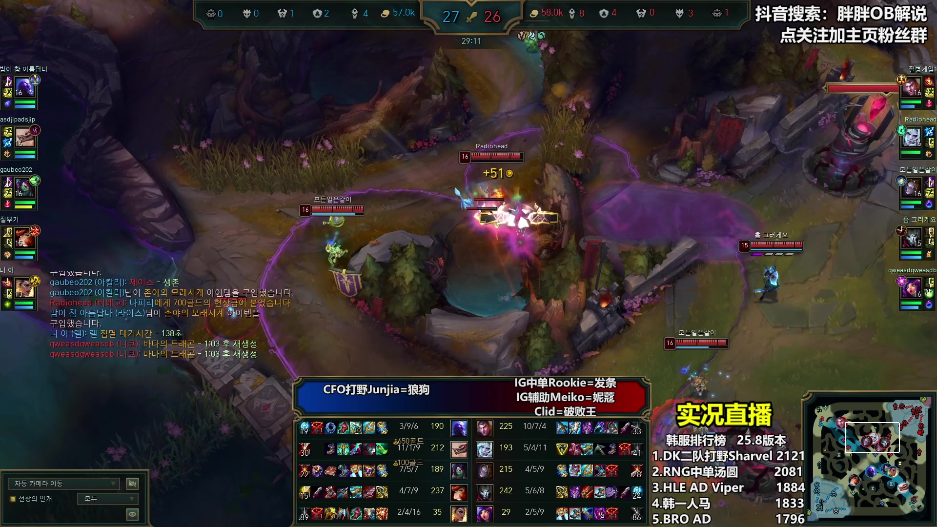 【2025-04-26 02点场】胖胖OB解说：胖胖OB：直播TES+BLG+WBG！