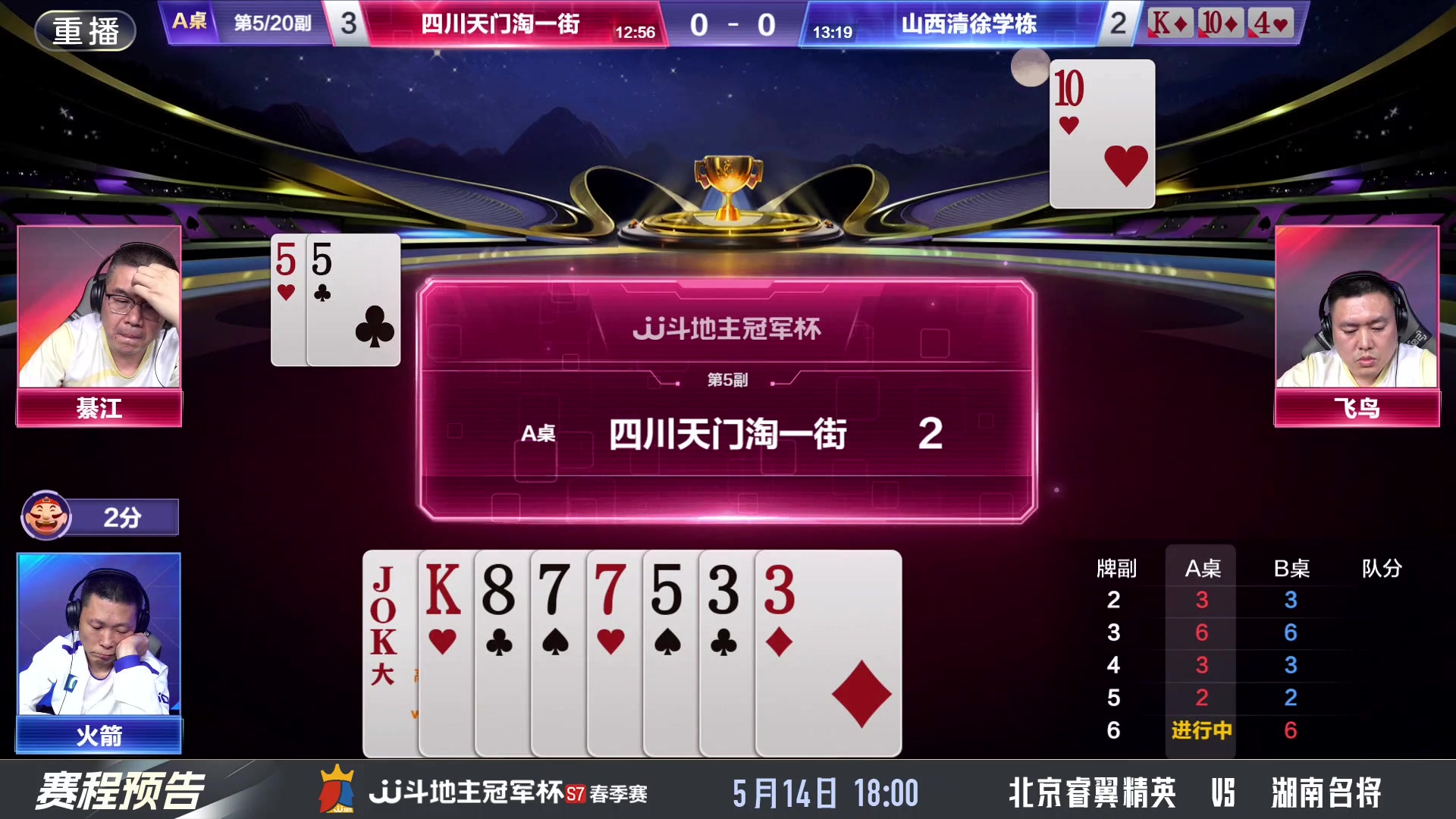 【2025-05-14 07点场】JJ斗地主官方：万众瞩目，谁将登顶巅峰