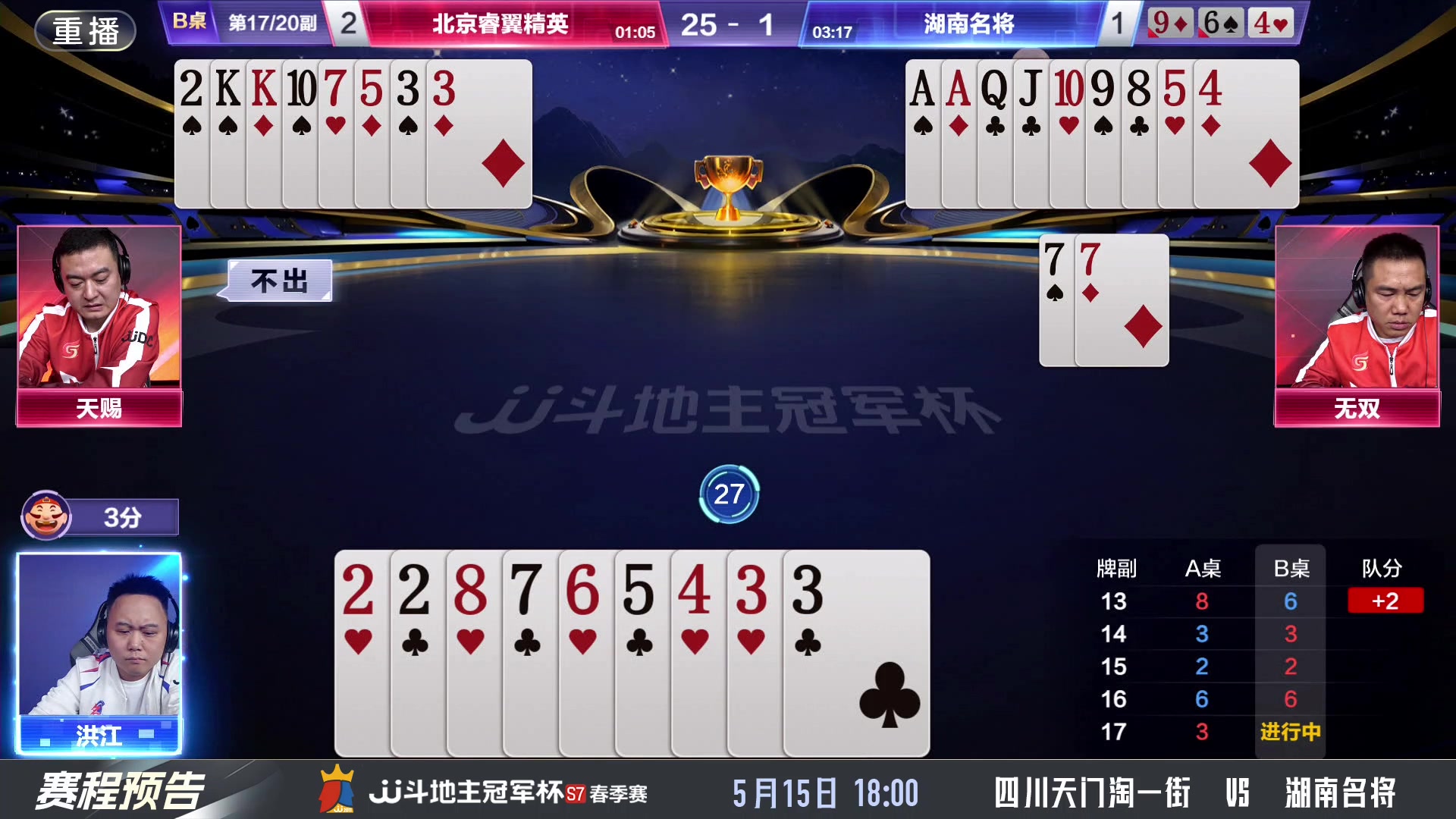 【2025-05-15 10点场】JJ斗地主官方：万众瞩目，谁将登顶巅峰
