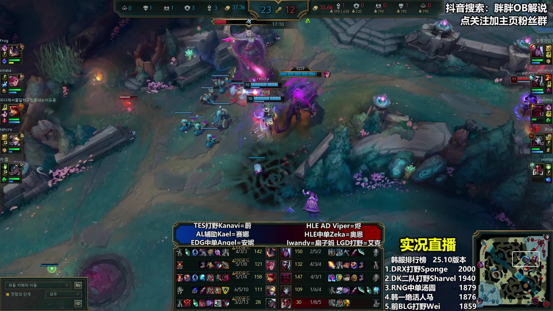 【2025-05-17 00点场】胖胖OB解说：胖胖OB：直播TES+BLG+WBG！
