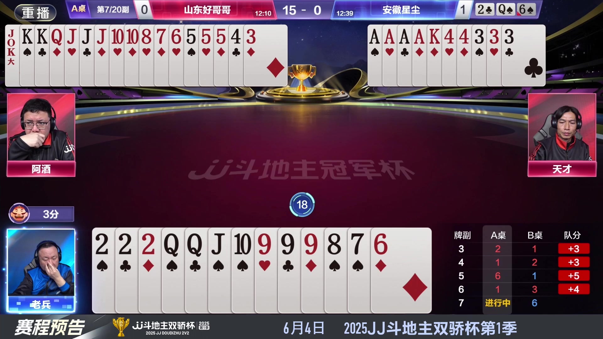 【2025-05-27 16点场】JJ斗地主官方：S7春季赛精彩对局