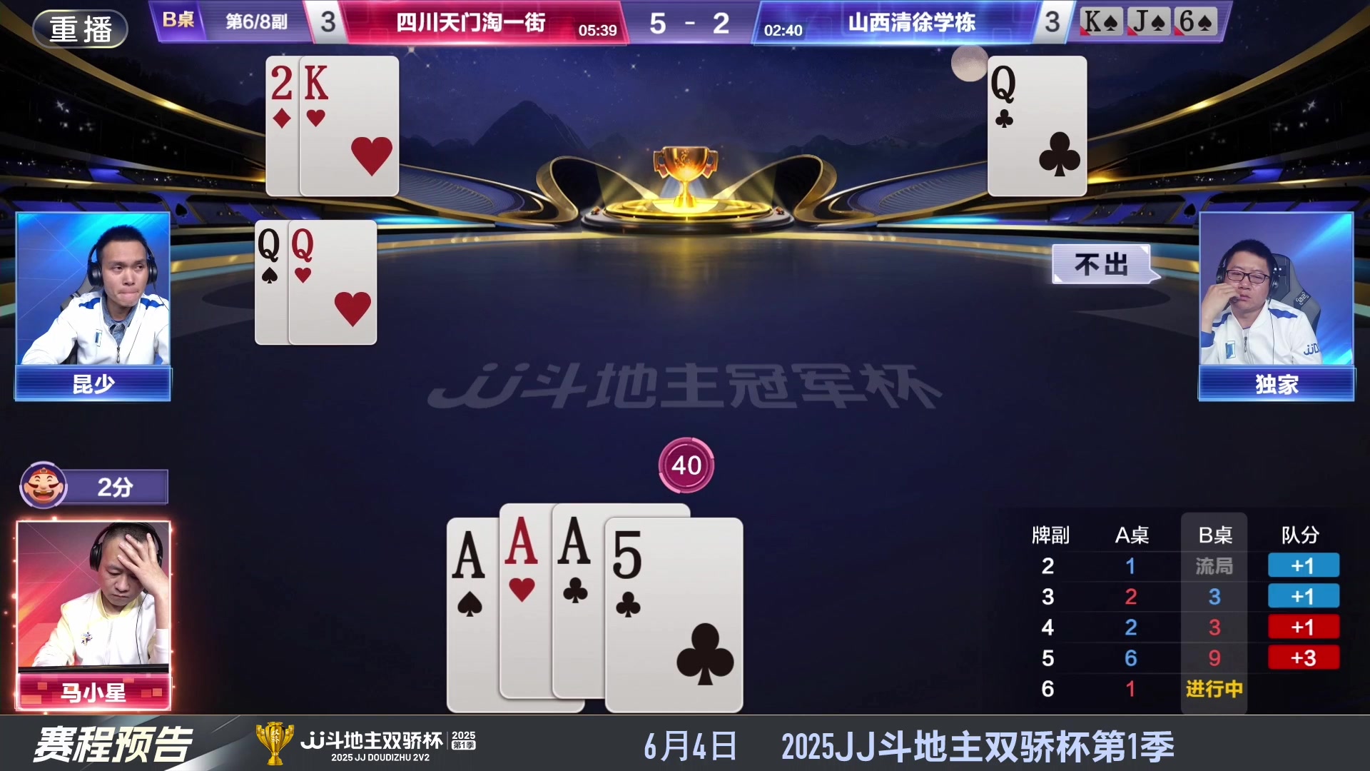 【2025-06-01 07点场】JJ斗地主官方：S7春季赛精彩对局