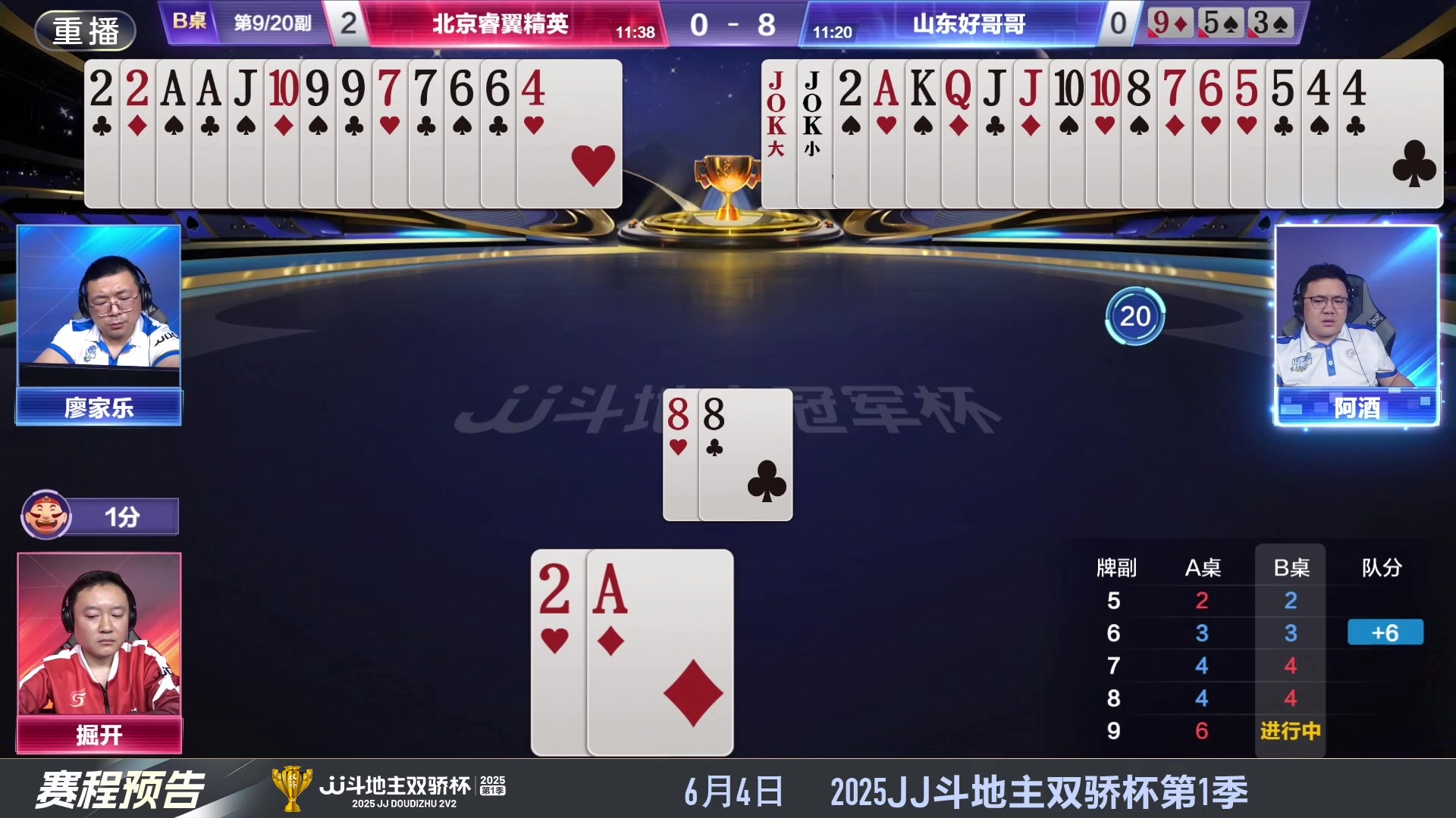 【2025-05-31 21点场】JJ斗地主官方：S7春季赛精彩对局