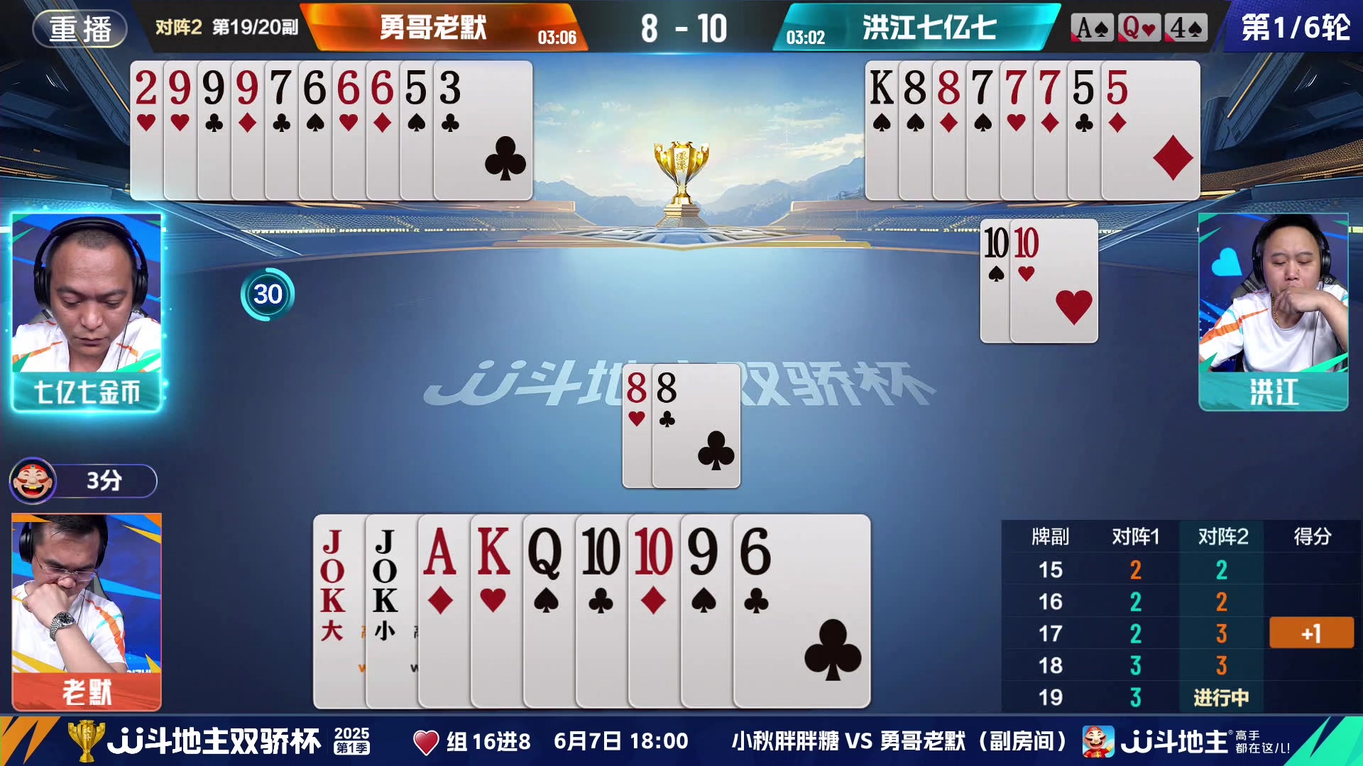 【2025-06-07 03点场】JJ斗地主官方：双骄杯进行中