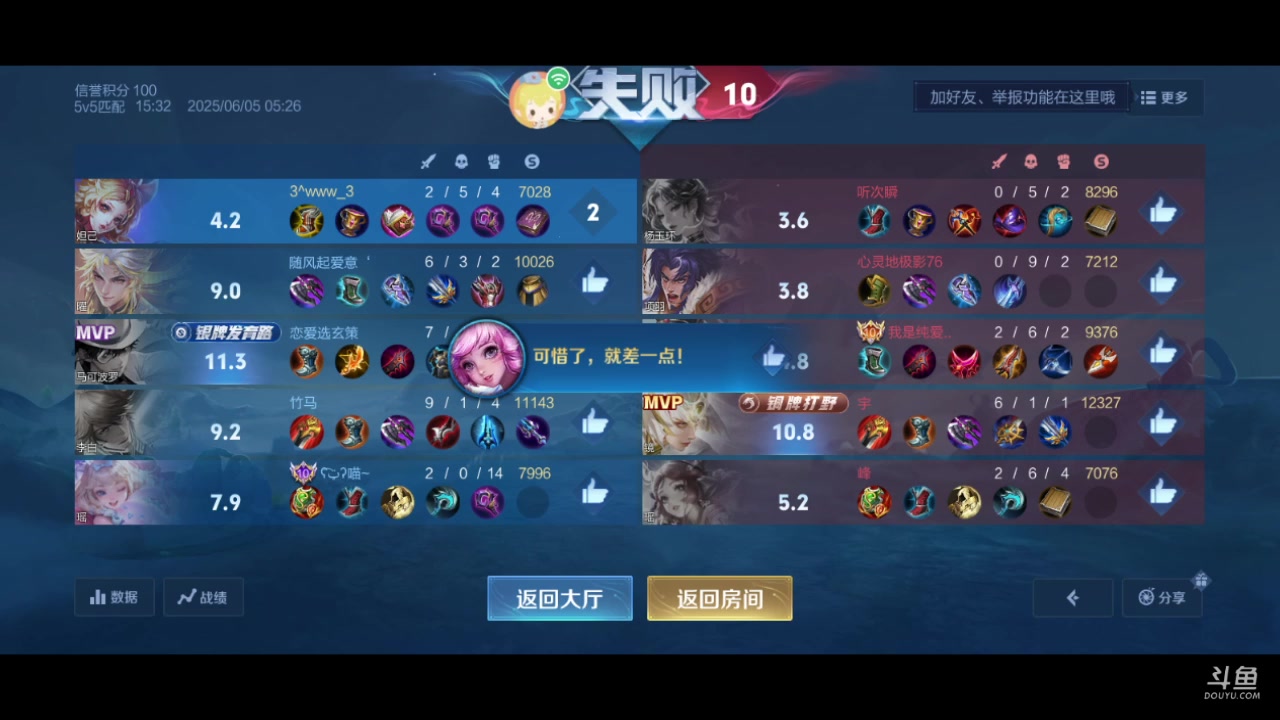 【2025-6-5 5点场】m1232478:王者荣耀ggggg 6381969