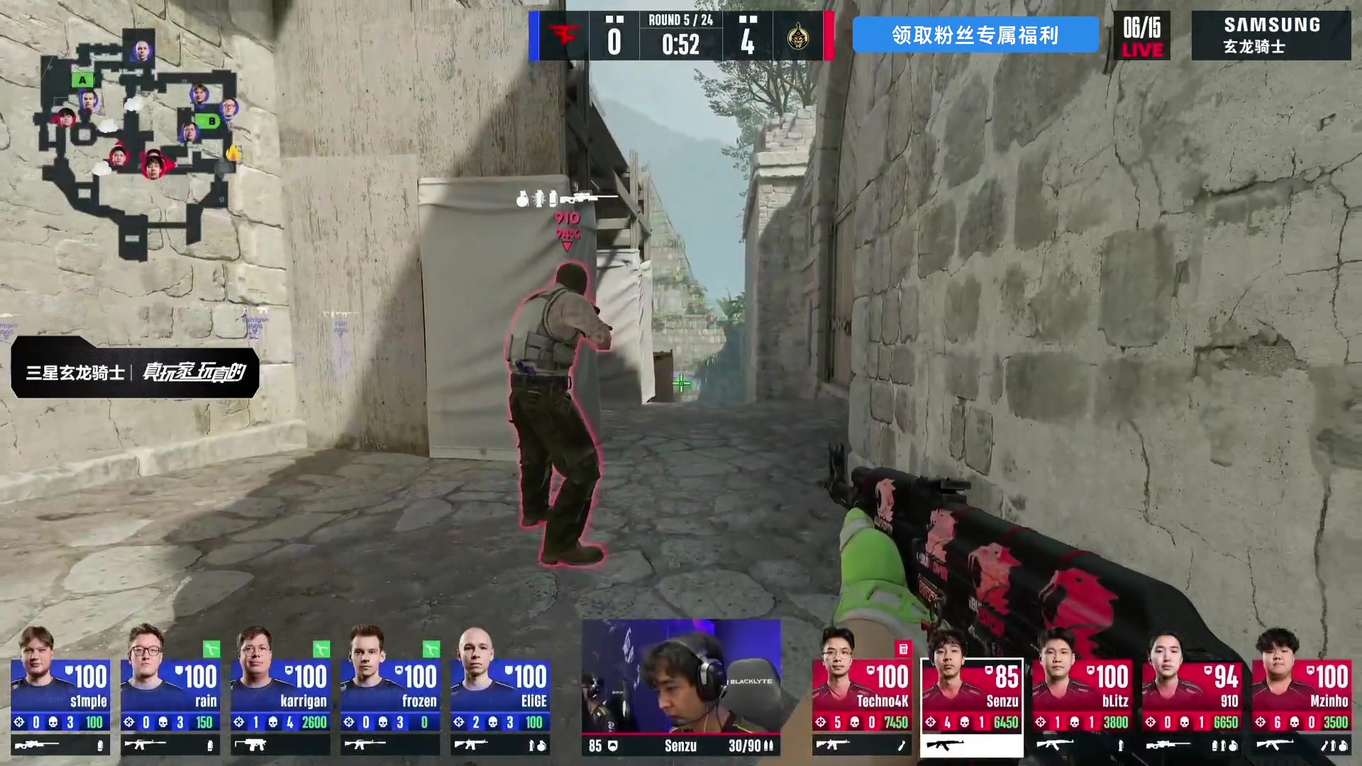 【2025-06-15 01点场】CSGO百岁三：双倍 Faze vs 蒙古 晋级赛