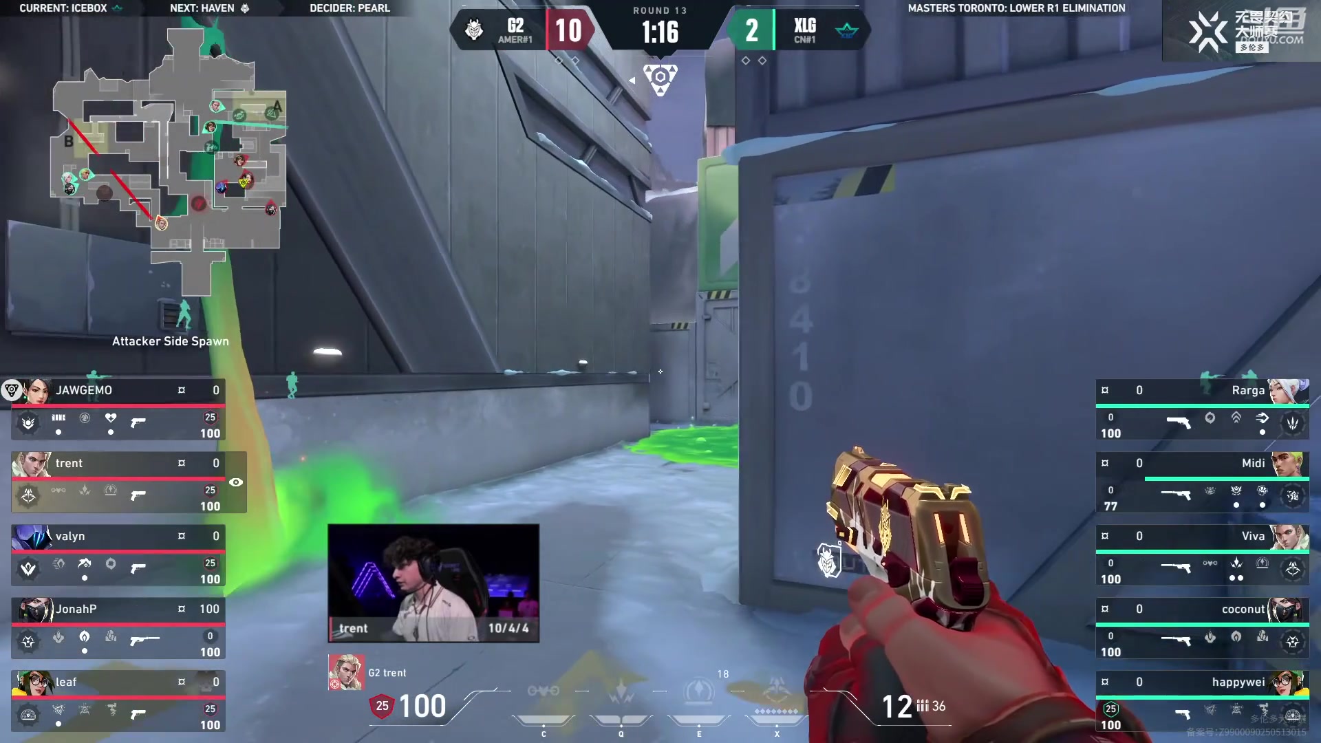 【2025-06-15 23点场】无畏契约赛事：多伦多大师赛 G2 vs XLG