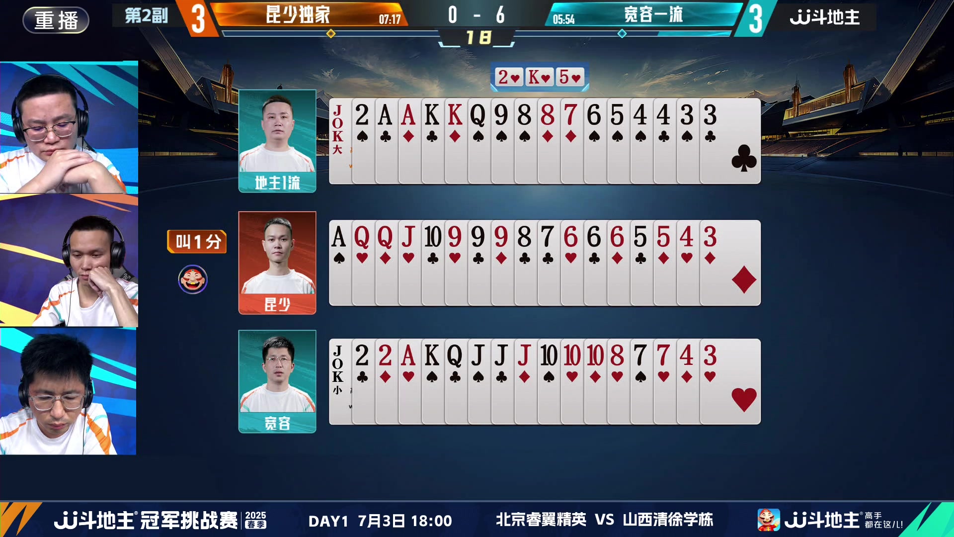 【2025-06-22 04点场】JJ斗地主官方：双骄杯继续，较量激烈！