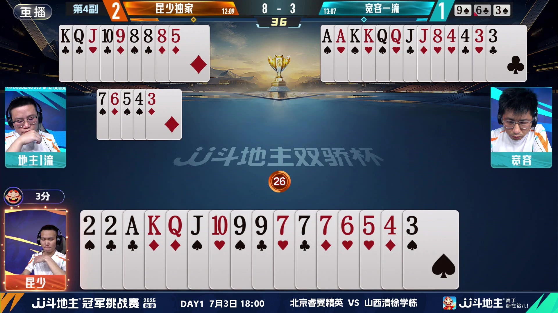 【2025-06-22 10点场】JJ斗地主官方：双骄杯继续，较量激烈！