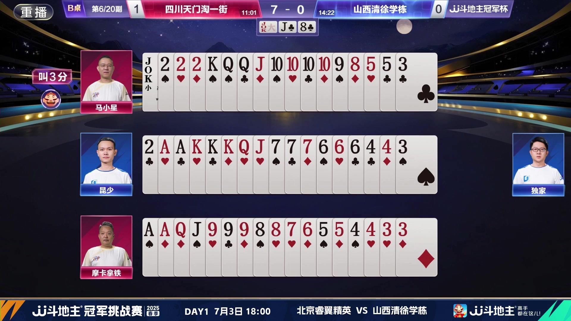 【2025-06-28 02点场】JJ斗地主官方：双骄杯继续，较量激烈！