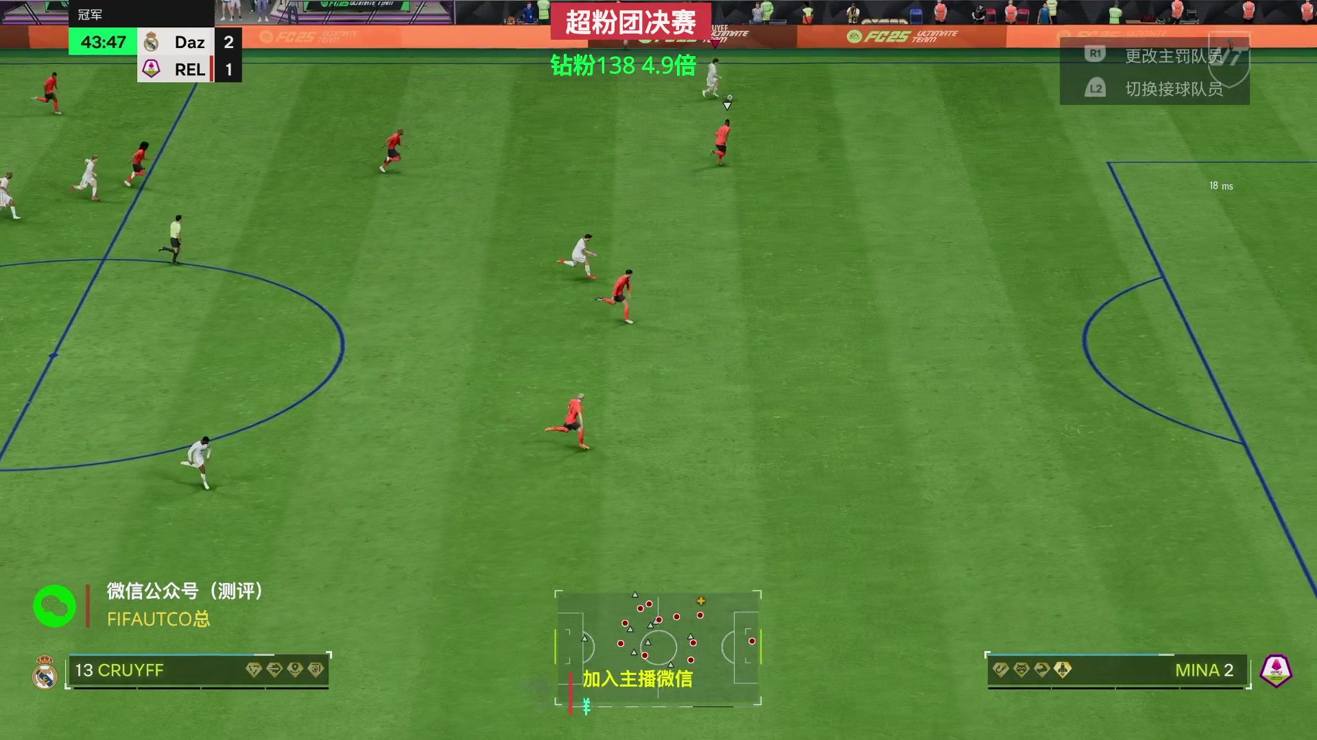 【2025-06-28 23点场】COCO花式FIFA：四倍：超粉团决赛！变异人3队周赛！