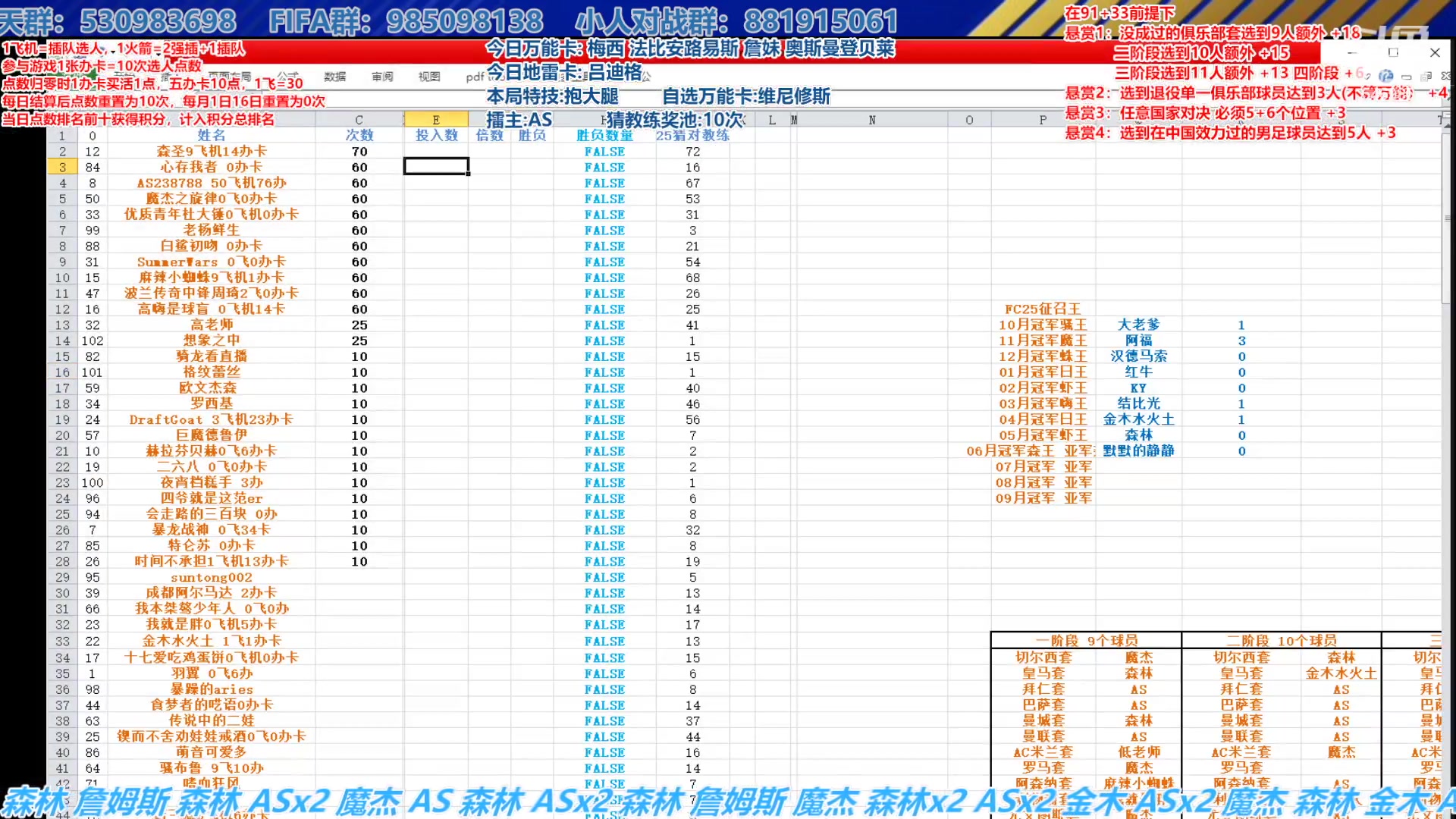 【2025-07-10 13点场】高老师爱足球：FC25征召选人,大巴黎要占领地球了！