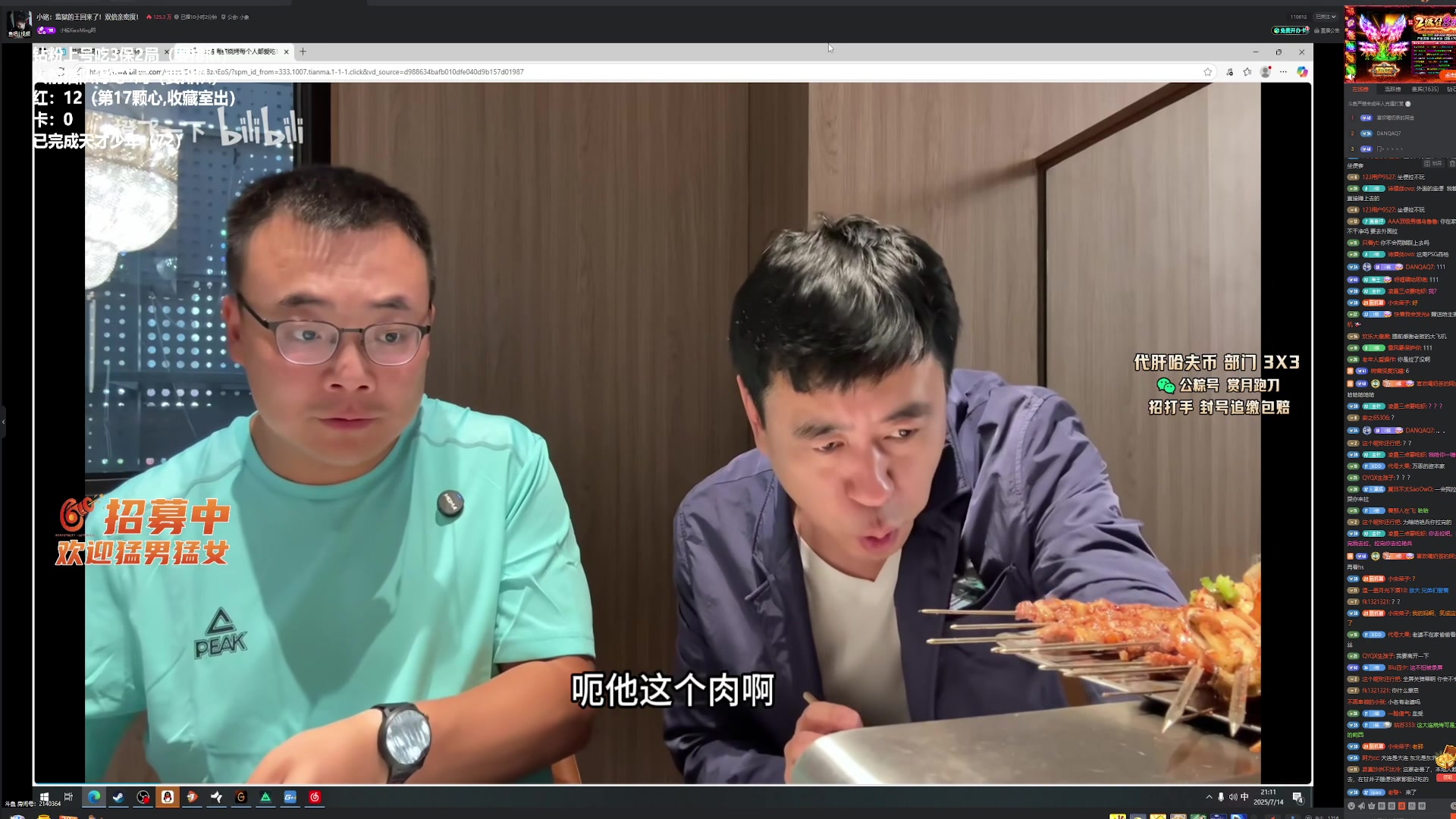 【2025-07-14 20点场】玩黑豹FURIA：好累好懒啊