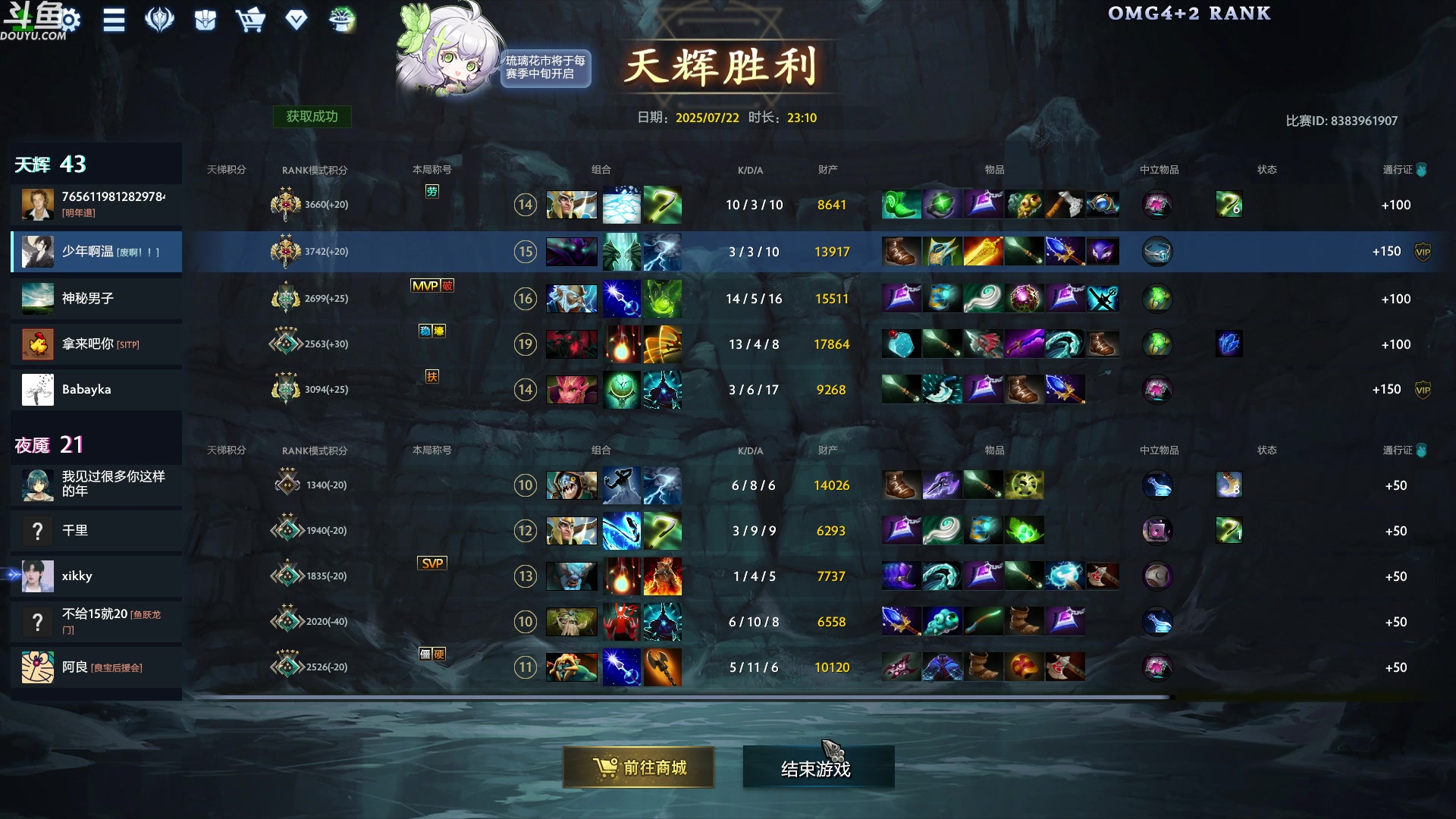 【2025-07-22 04点场】wenshen589：哪有这么容易倒下！