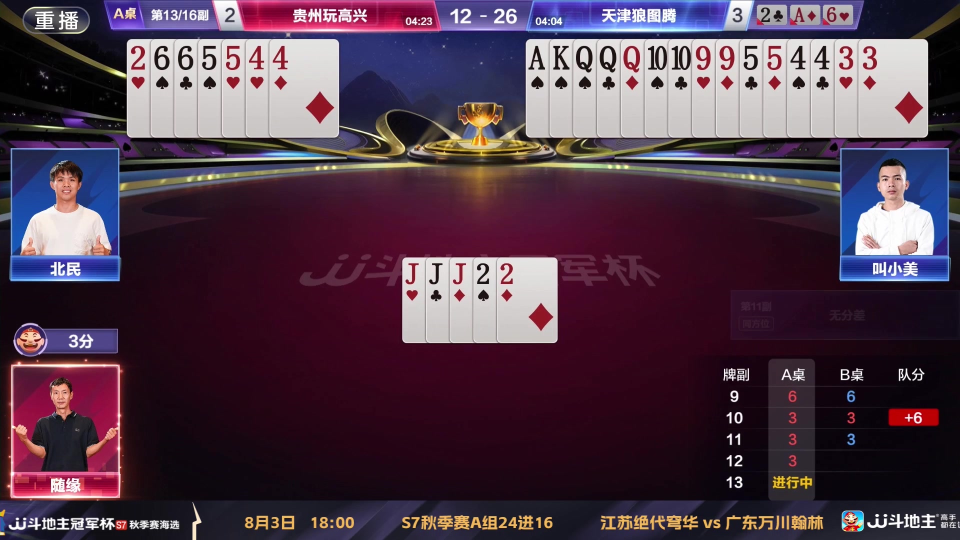 【2025-07-31 08点场】JJ斗地主官方：S7秋季海选淘汰赛