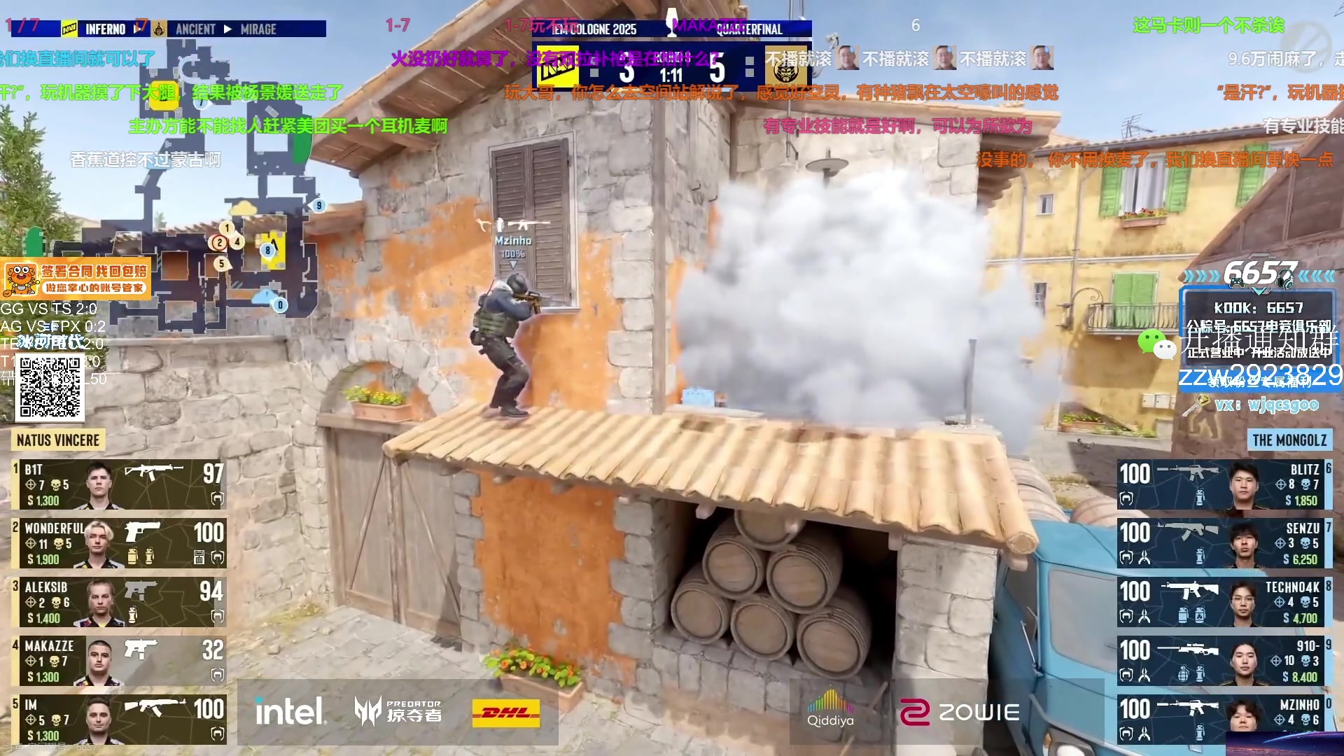【2025-08-01 21点场】CSGO解说伟伟：GENG VS TS BO3