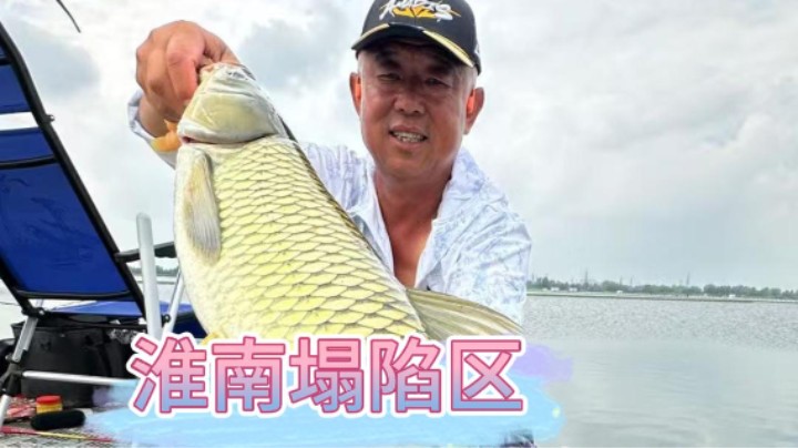 淮南塌陷区钓草鱼