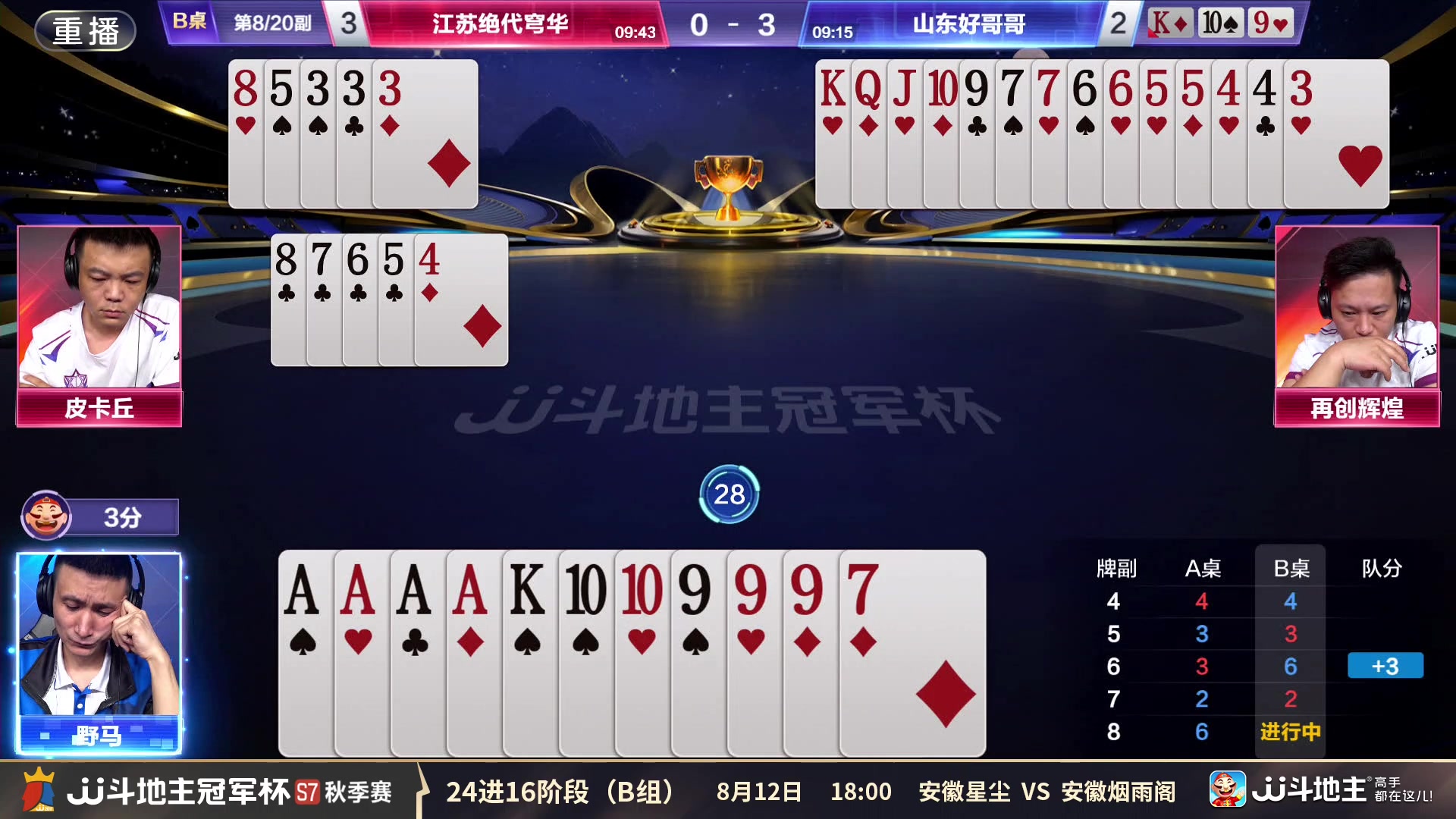 【2025-08-10 08点场】JJ斗地主官方：S7秋季赛火热进行中