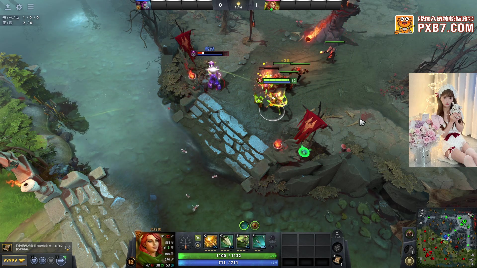 【2025-08-10 21点场】甜瓜不是呆瓜：甜瓜 dota复健day2