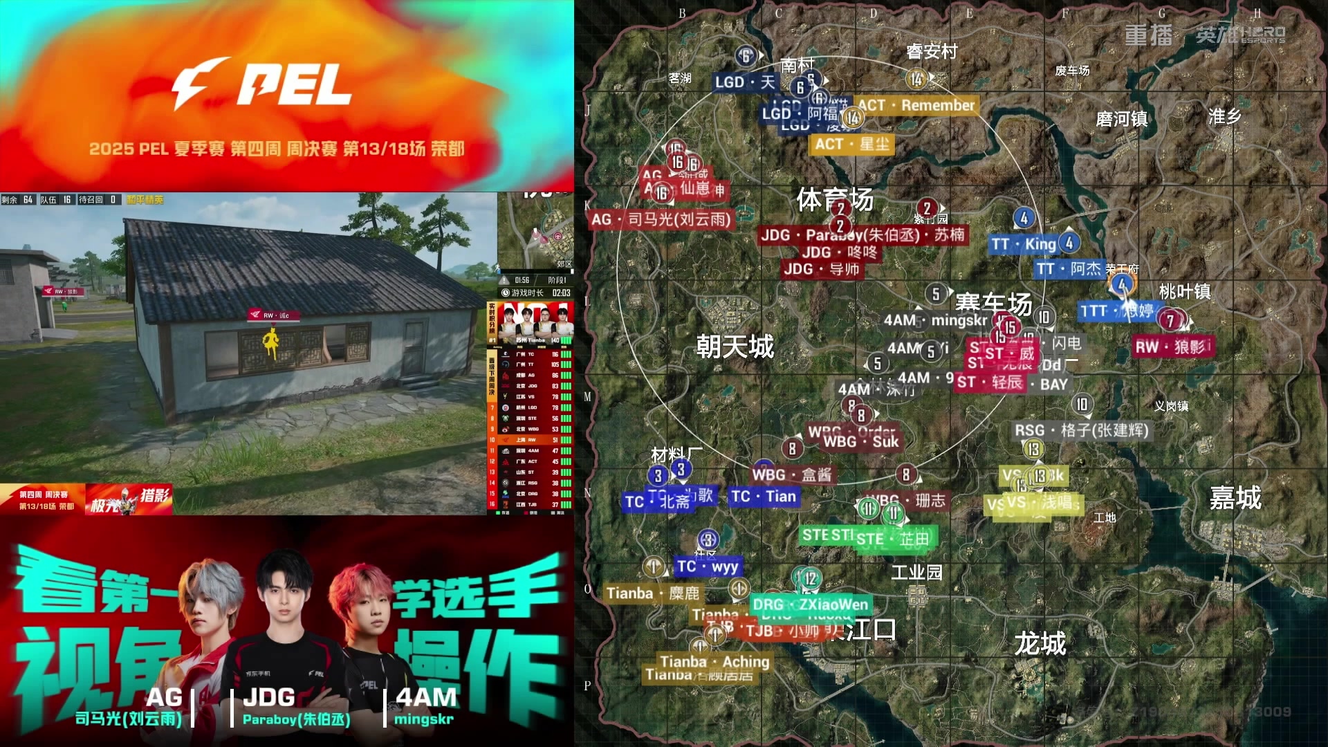 【2025-08-13 08点场】和平精英官方赛事：预告 | 14日18点PEL夏季赛常规赛