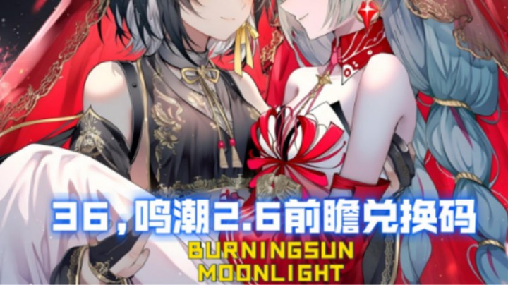 36,鸣潮2.6前瞻抽卡建议和300星声兑换码
