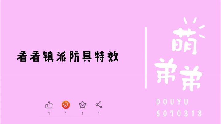 看看镇派防具特效