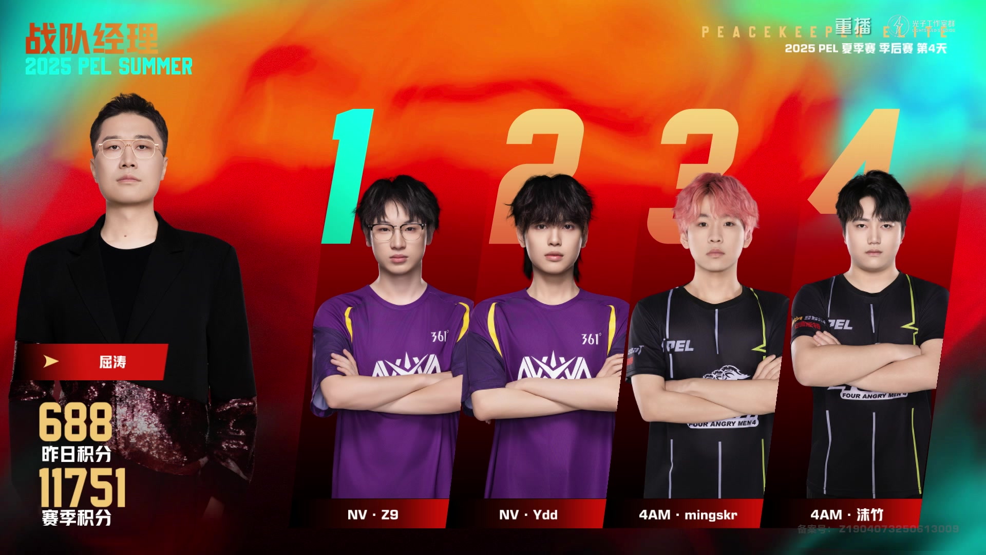 【2025-09-11 00点场】和平精英官方赛事：重播丨PEL夏季赛季后赛D4