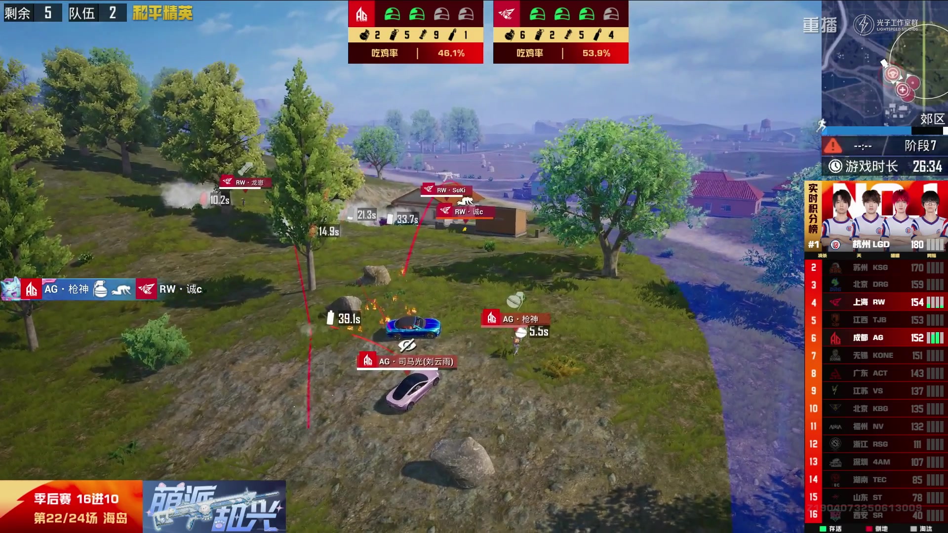 【2025-09-11 15点场】和平精英官方赛事：重播丨PEL夏季赛季后赛D4