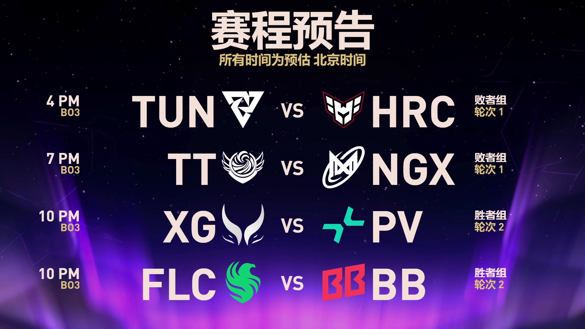 【2025-09-12 05点场】完美世界电竞频道：【预告】12号16点TUN-HRC